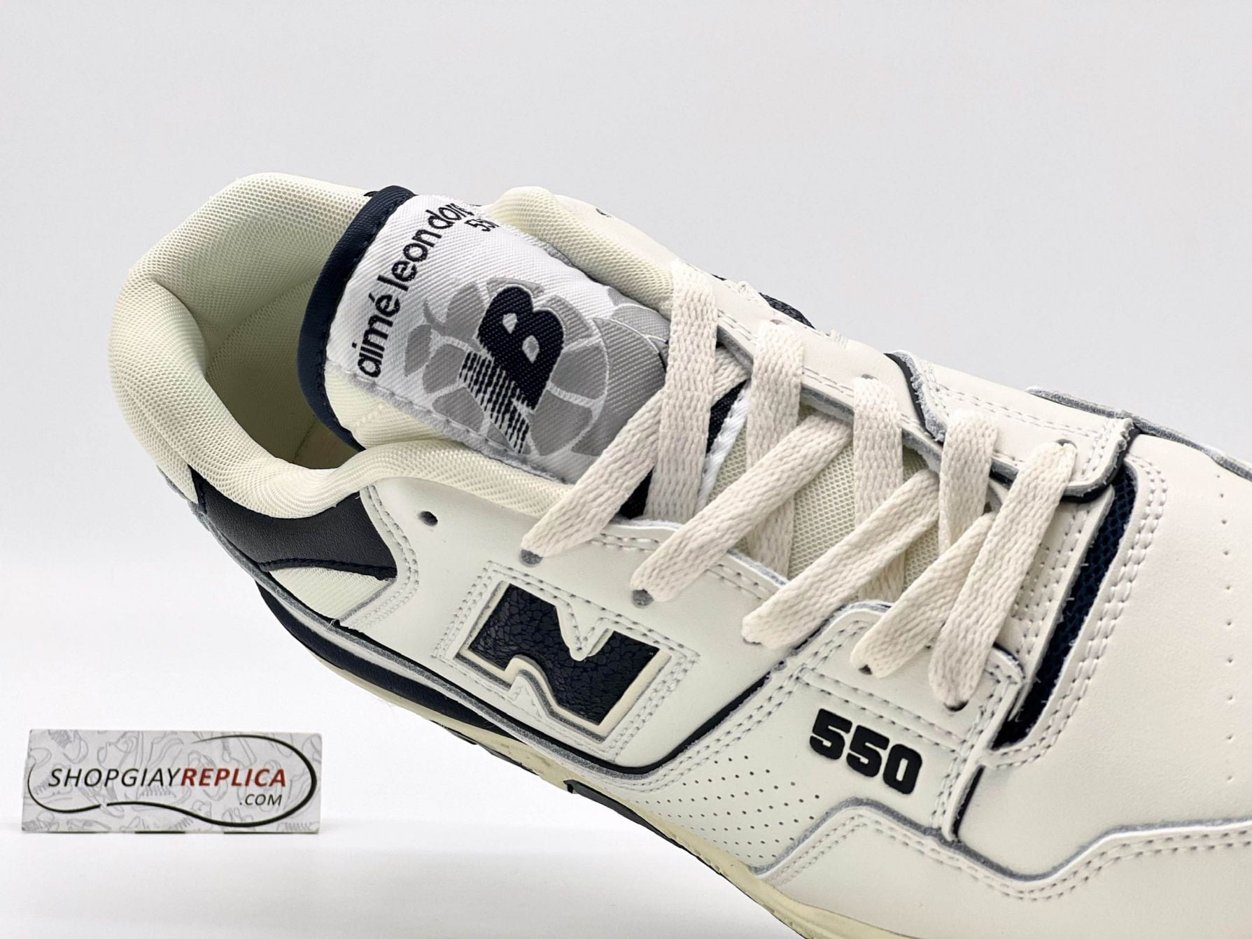 Giày New Balance Aimé Leon Dore x 550 White Navy