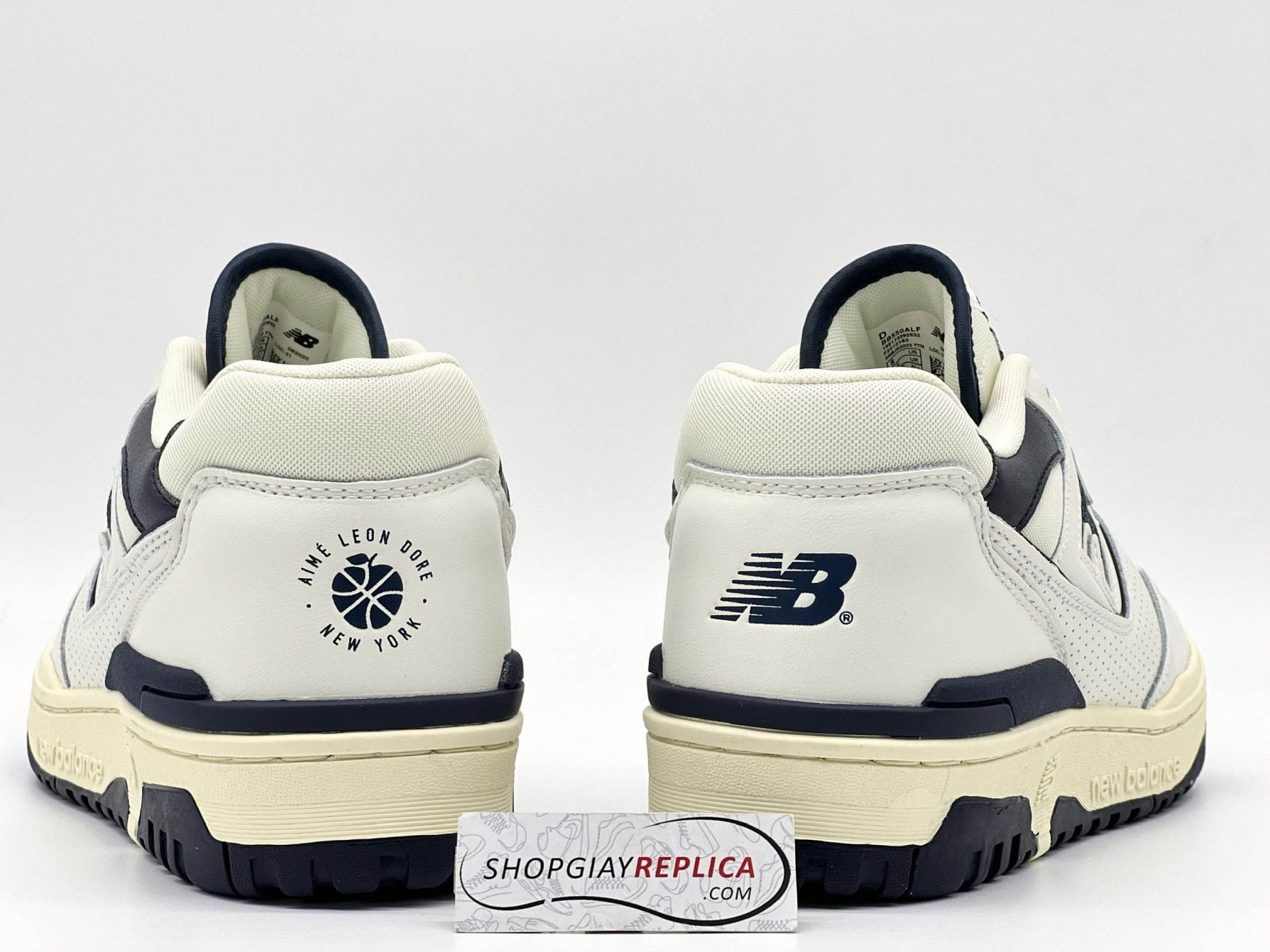 Giày New Balance Aimé Leon Dore x 550 White Navy