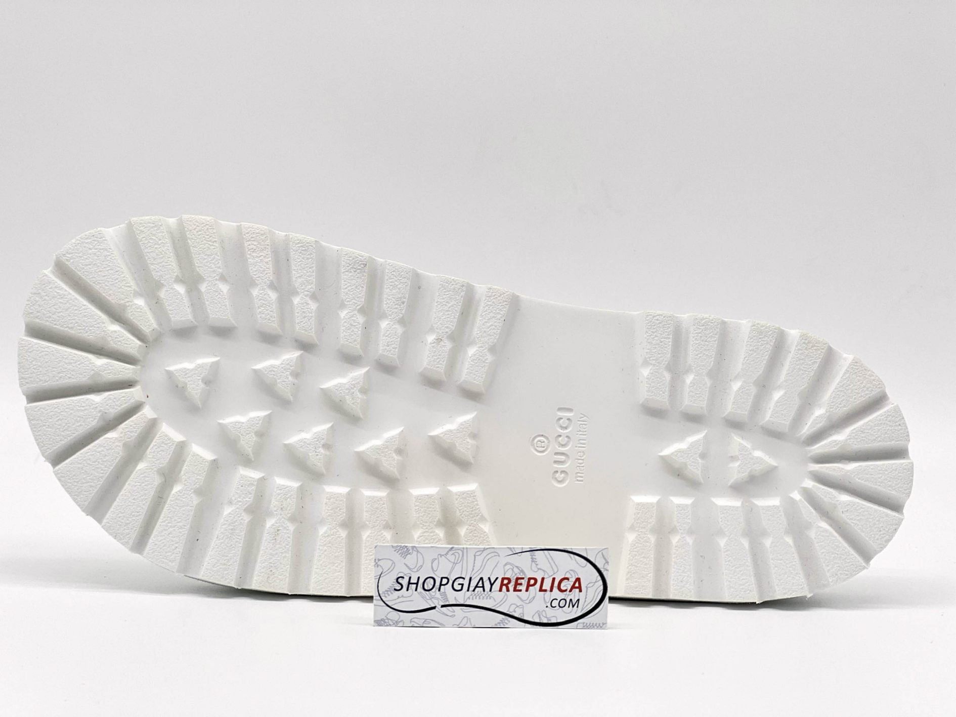 Dép Gucci Web Slide Sandal White Like Auth