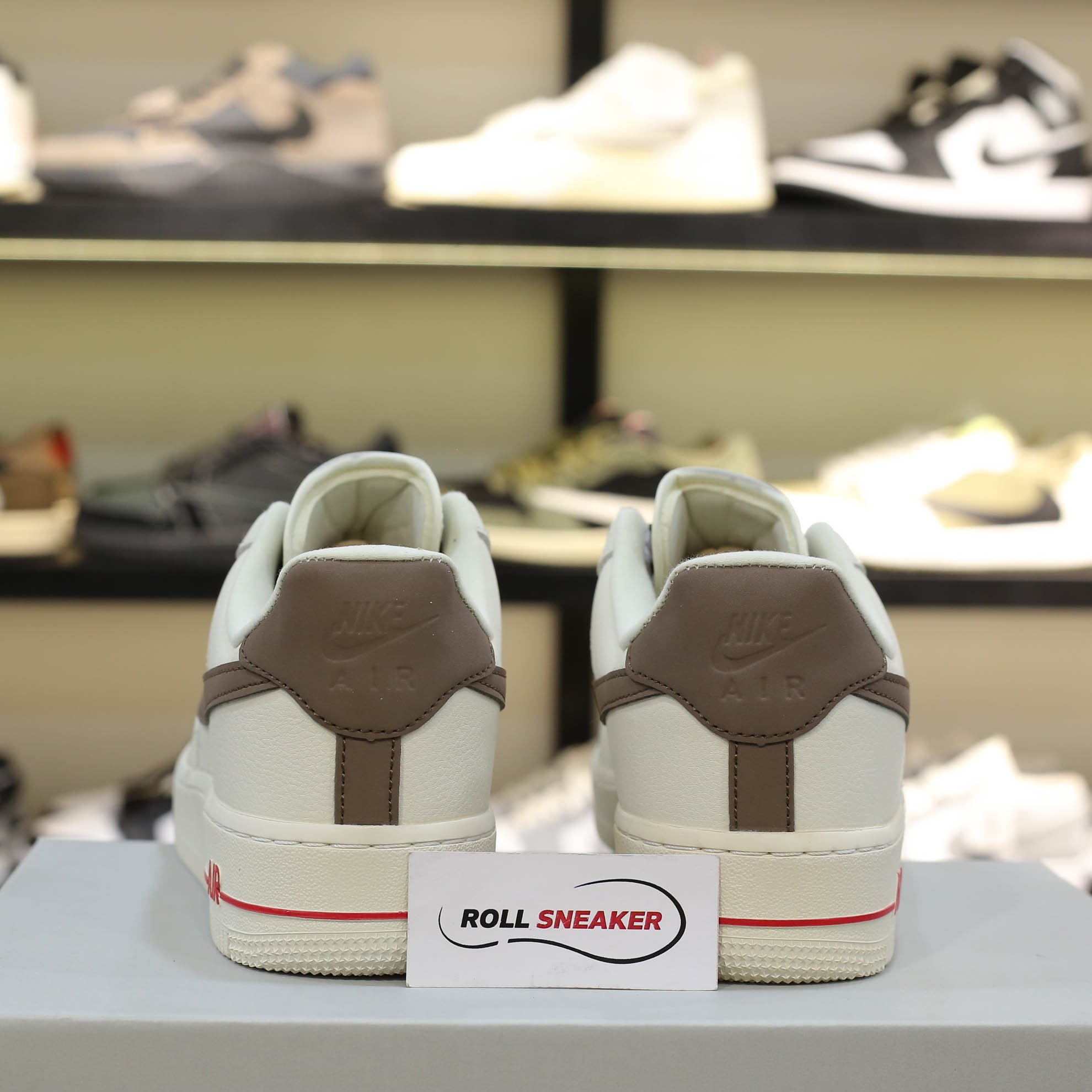 Giày Nike Air Force 1 Low White Brown