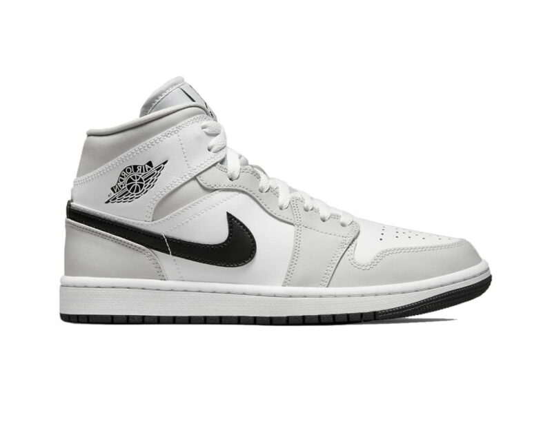GIÀY AIR JORDAN 1 MID LIGHT SMOKE GREY V2