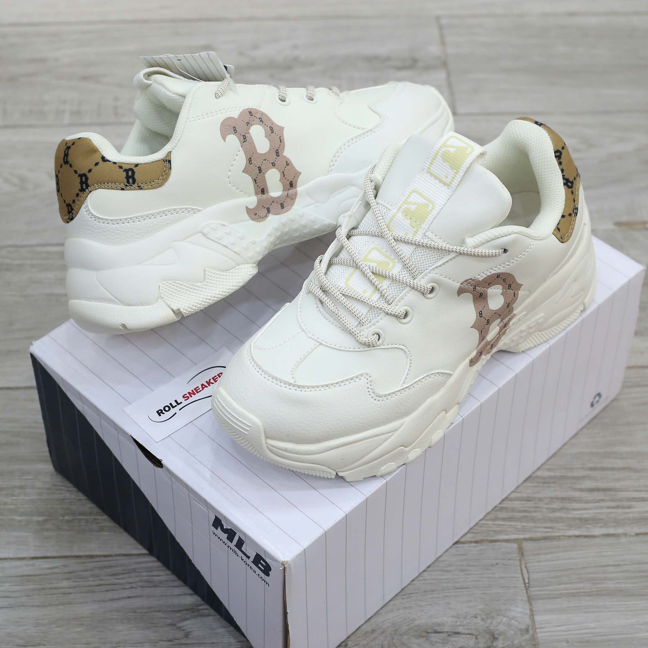 Giày MLB Mono Heel Boston Red Sox rep 1:1