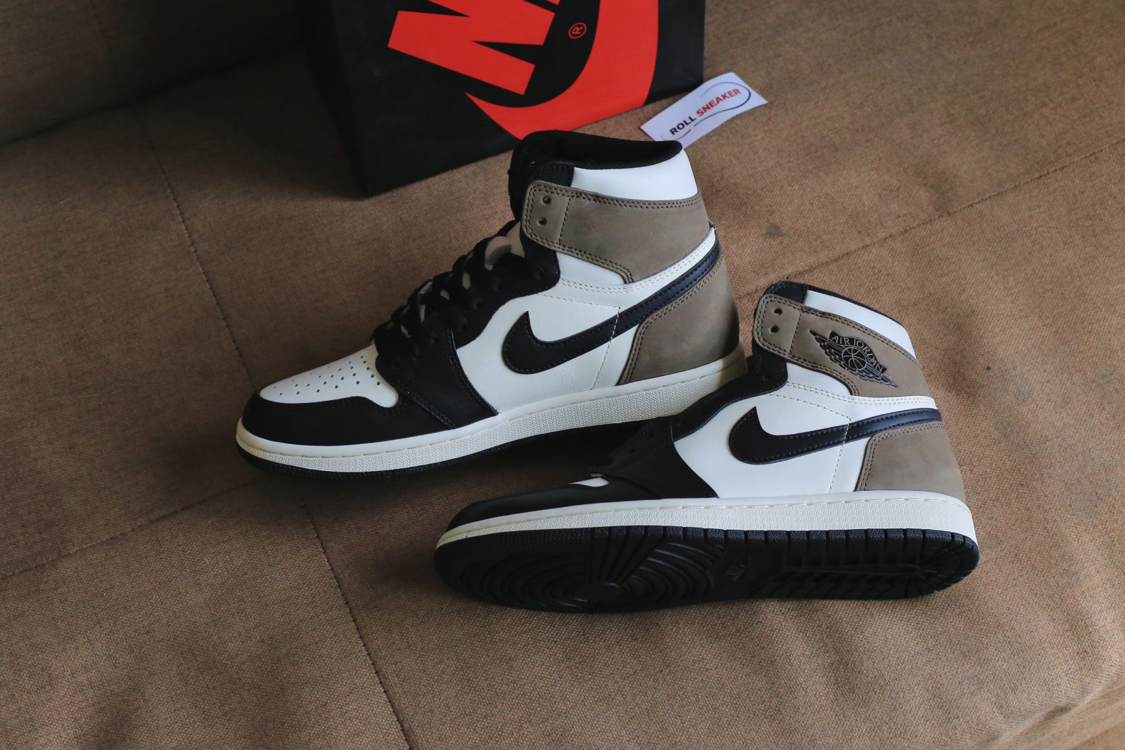 Giày Nike Air Jordan 1 Retro High Dark Mocha Like Auth
