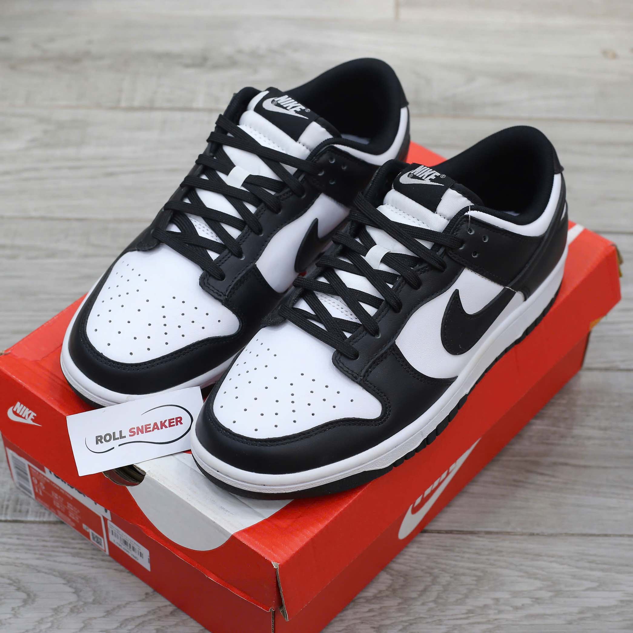 Giày Nike Dunk Low Retro White Black Like Auth