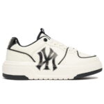 Giày MLB Chunky Liner Ny Trắng đen White Black rep 1:1