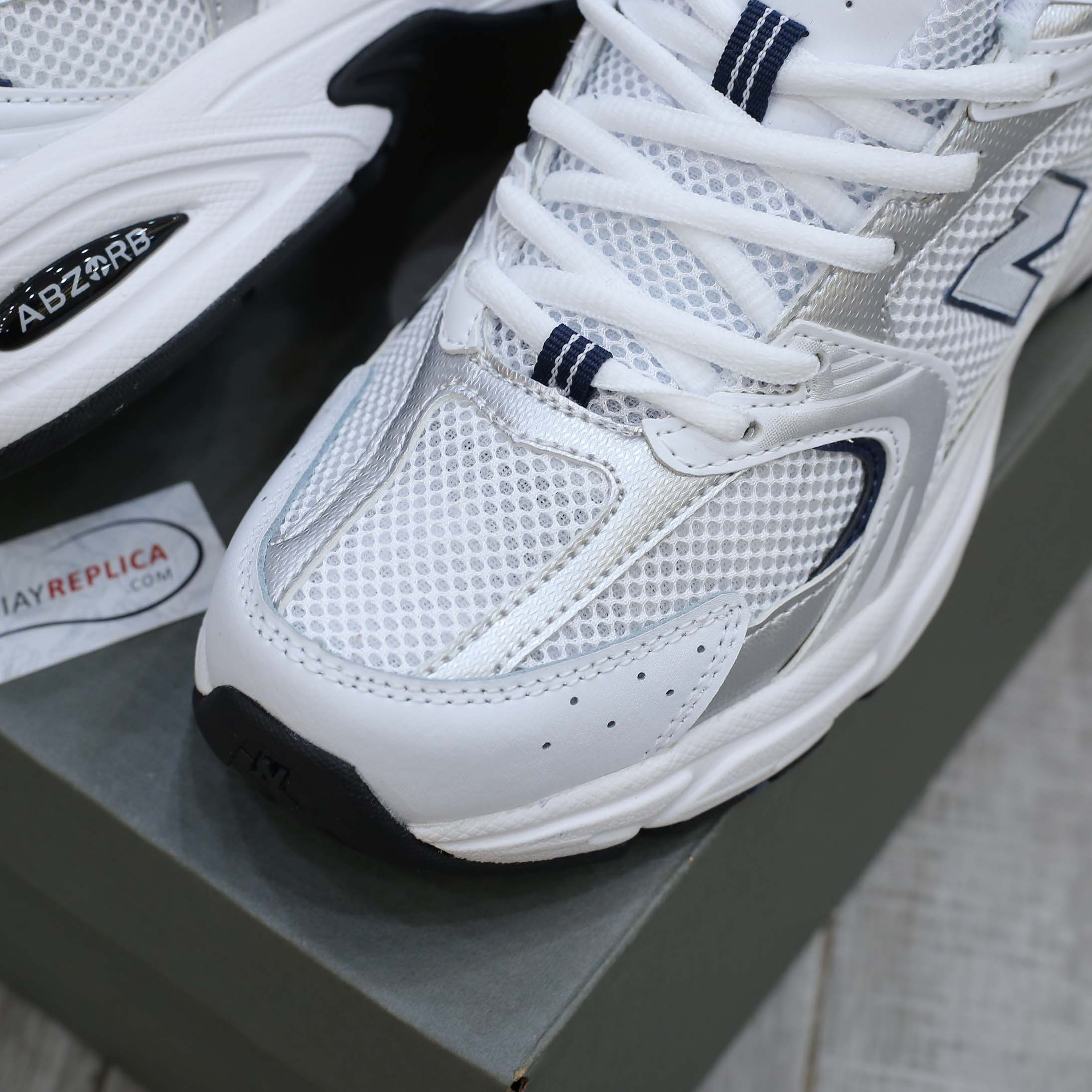 Giày New Balance 530 Trainers Running White Navy