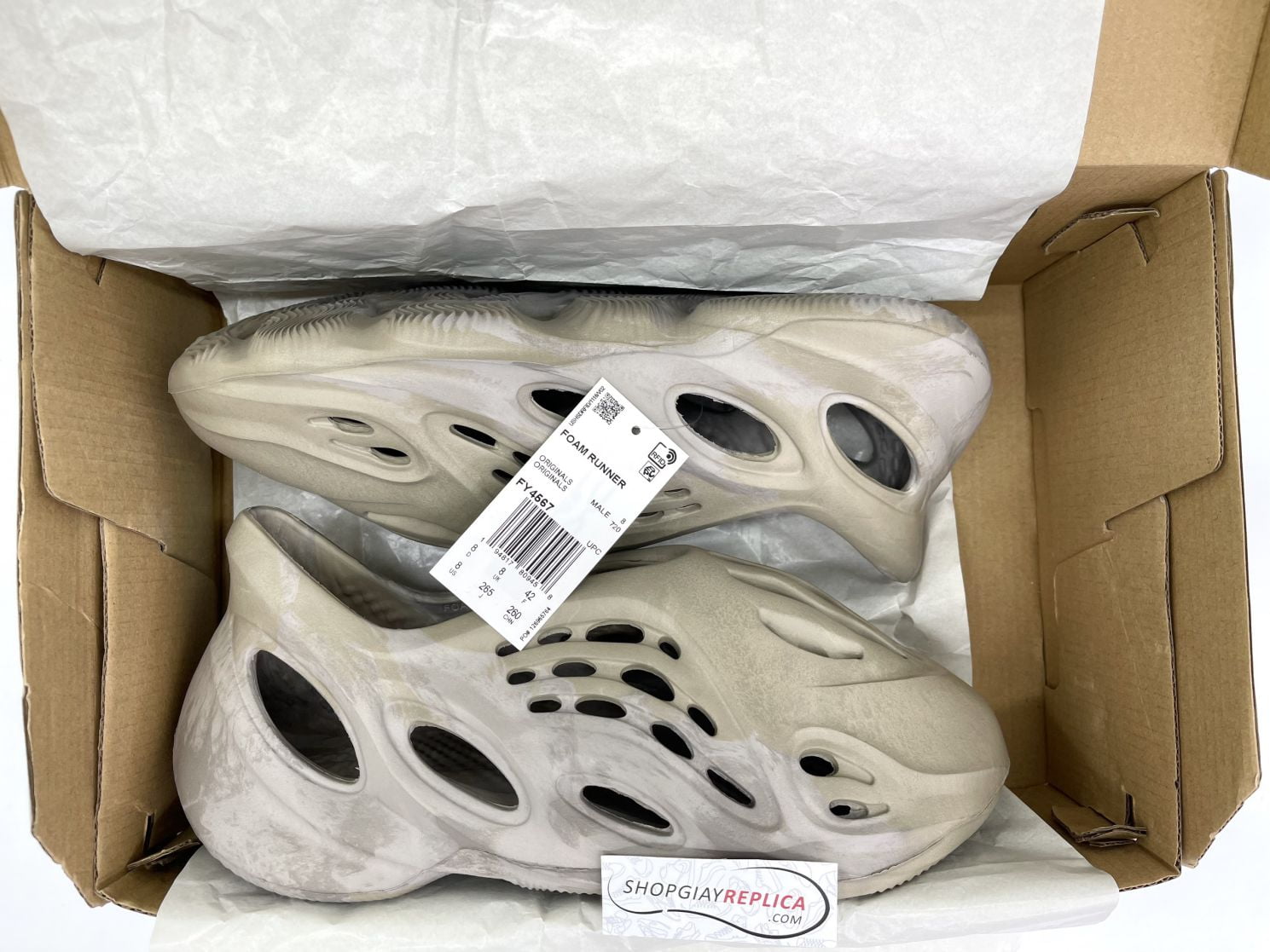 Giày Adidas Yeezy Foam Runner ‘Stone Sage’ rep 1:1