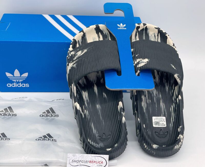 Dép Adidas Adilette 22 Slides ‘Black Grey’