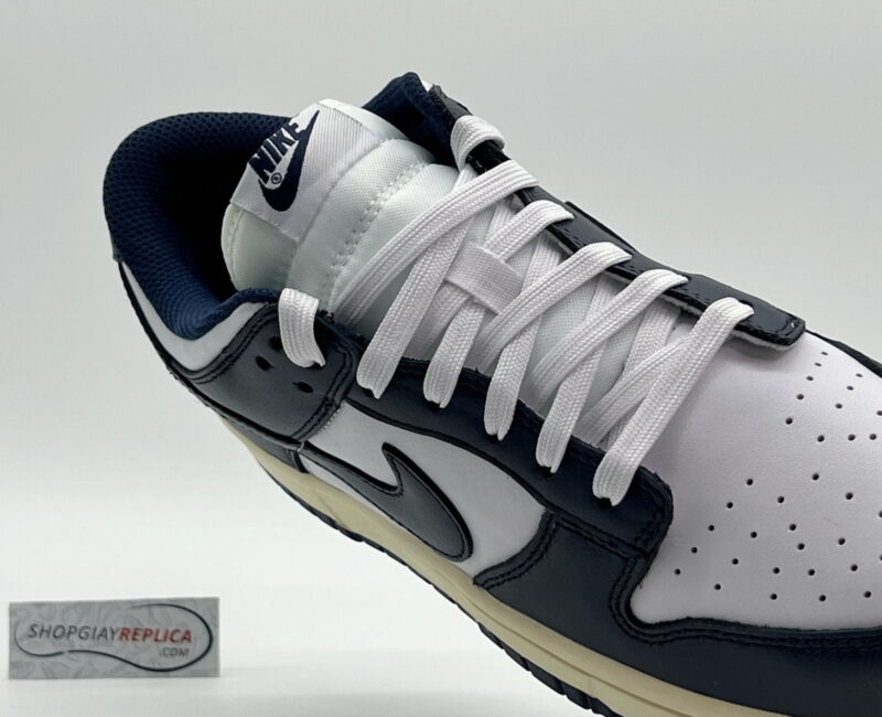 đế khâu Giày Nike Dunk Low ‘Vintage Navy’ Like Auth