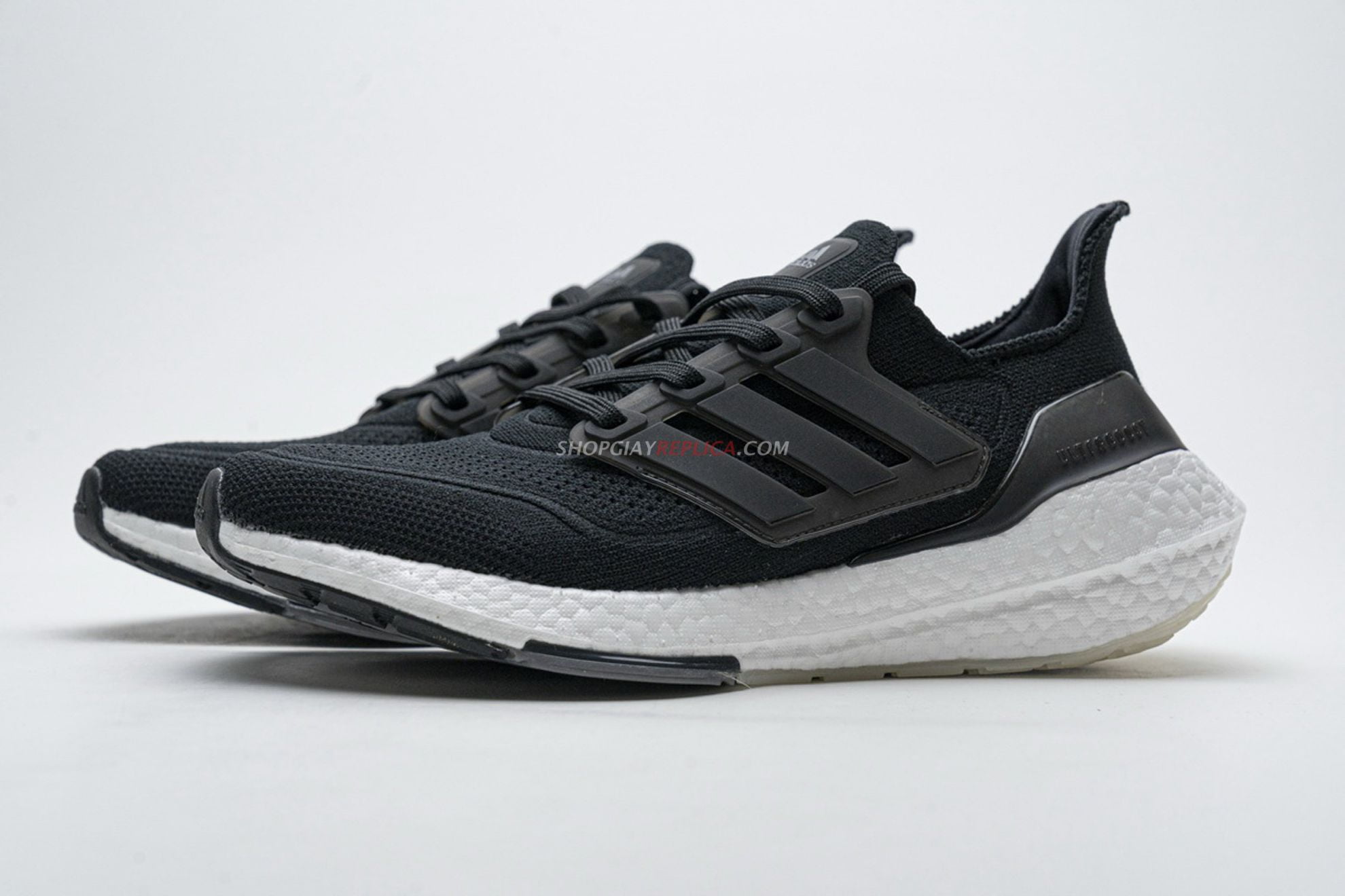 Giày Adidas Ultra Boost 21 Core Black White rep 1:1