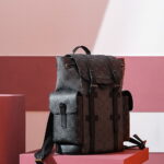 Balo Louis Vuitton Christopher MM Monogram Eclipse Siêu Cấp