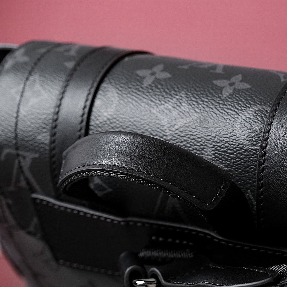 Balo Louis Vuitton Christopher MM Monogram Eclipse Siêu Cấp