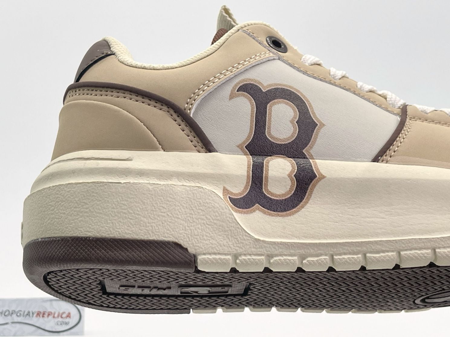 Giày MLB Chunky Liner Low ‘Boston Beige’ Like Auth
