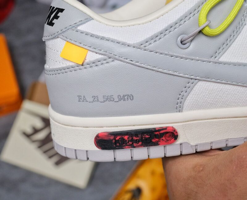 Giày Nike Dunk Low Off-White Lot 08 Like Auth