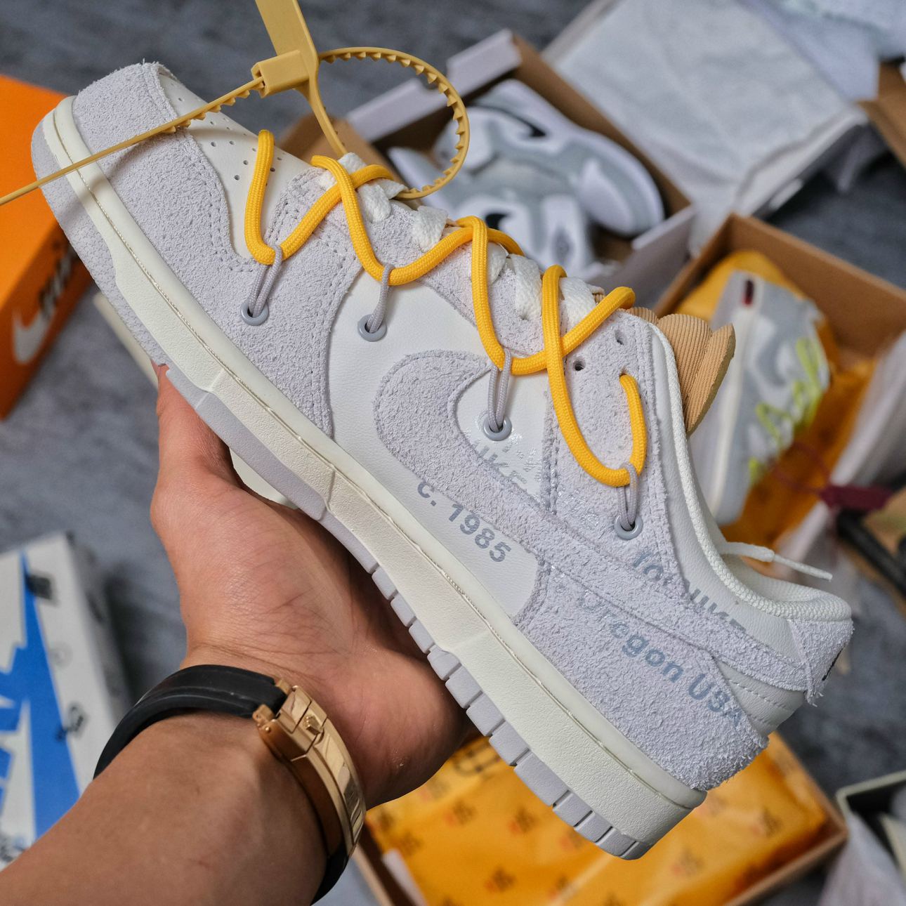 Giày Nike Dunk Low Off-White Lot 39 Like Auth
