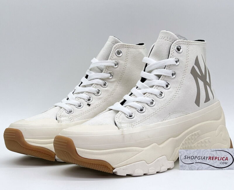 Giày MLB Bigball Chunky High New York Yankees "White Gum"