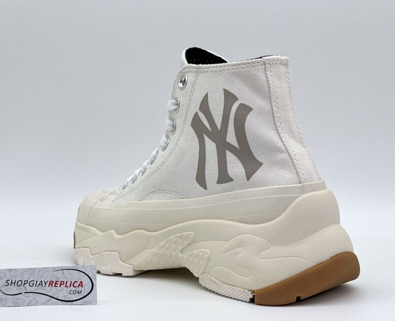 Giày MLB Bigball Chunky High New York Yankees "White Gum"
