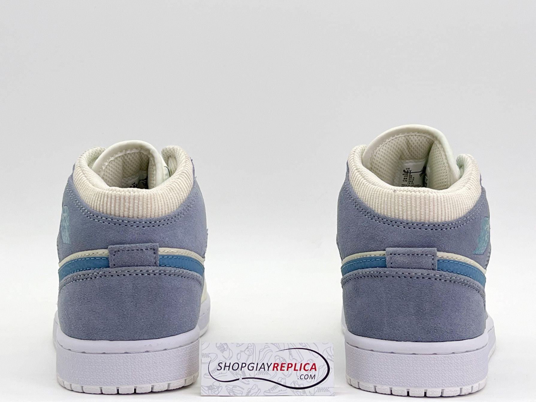 Giày Nike Air Jordan 1 Mid SE 'Sail Light Blue'