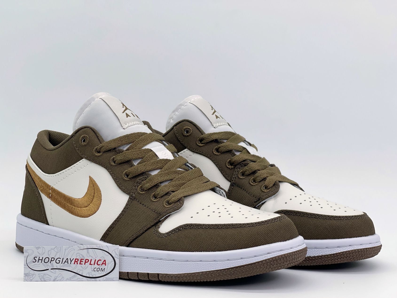 Giày Nike Air Jordan 1 Low SE ‘Light Olive’ rep 1:1