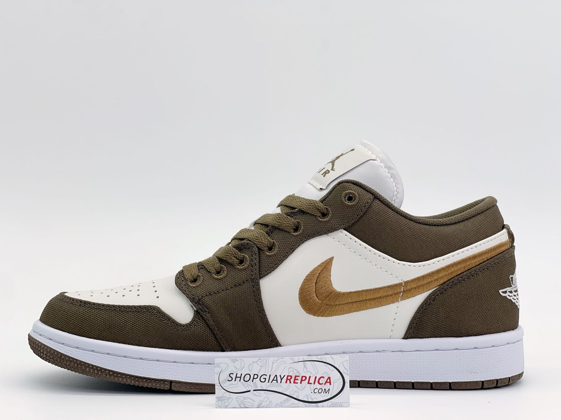 Giày Nike Air Jordan 1 Low SE ‘Light Olive’ rep 1:1