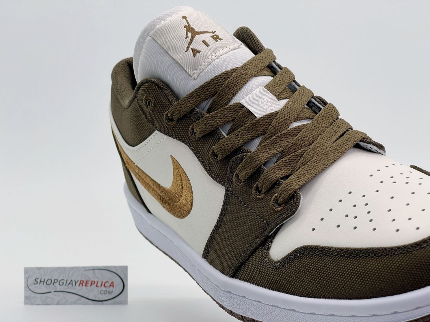 Giày Nike Air Jordan 1 Low SE ‘Light Olive’ rep 1:1