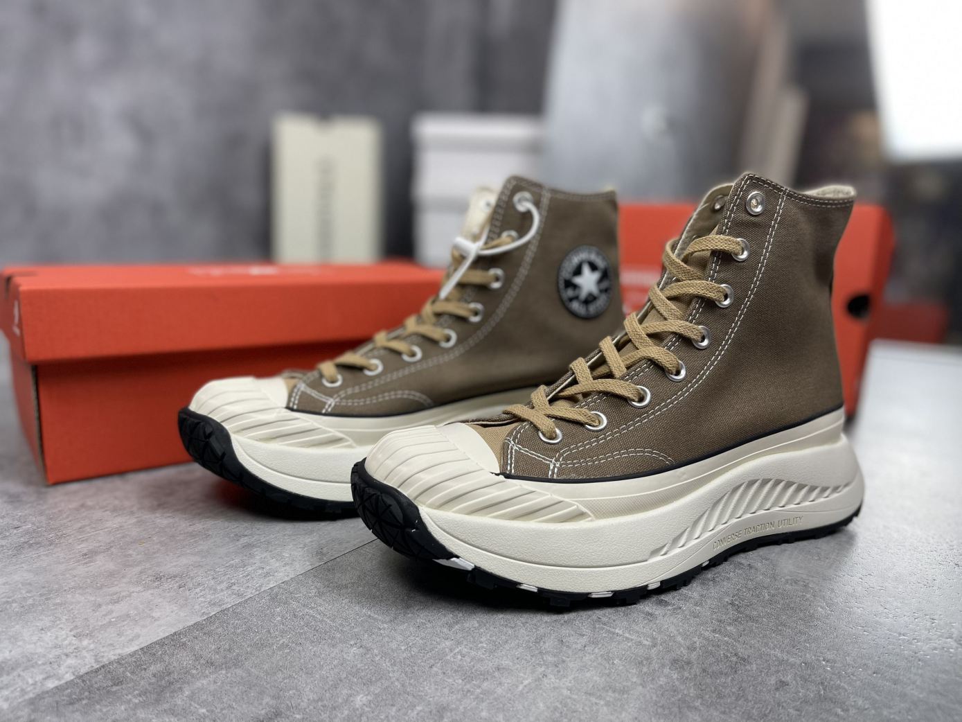 Giày Converse Chuck 70 AT-CX Brown Nêu rep 1:1