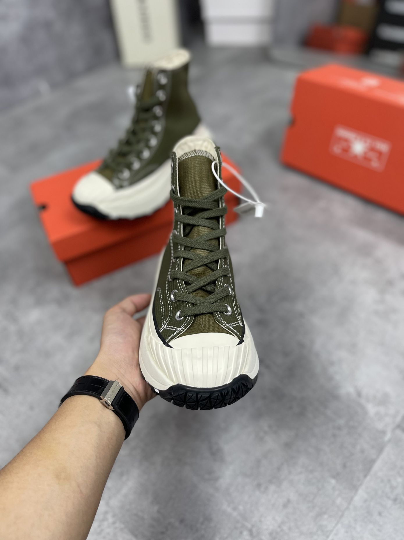 Giày Converse Chuck 70 AT-CX Utility Xanh Rep 1:1