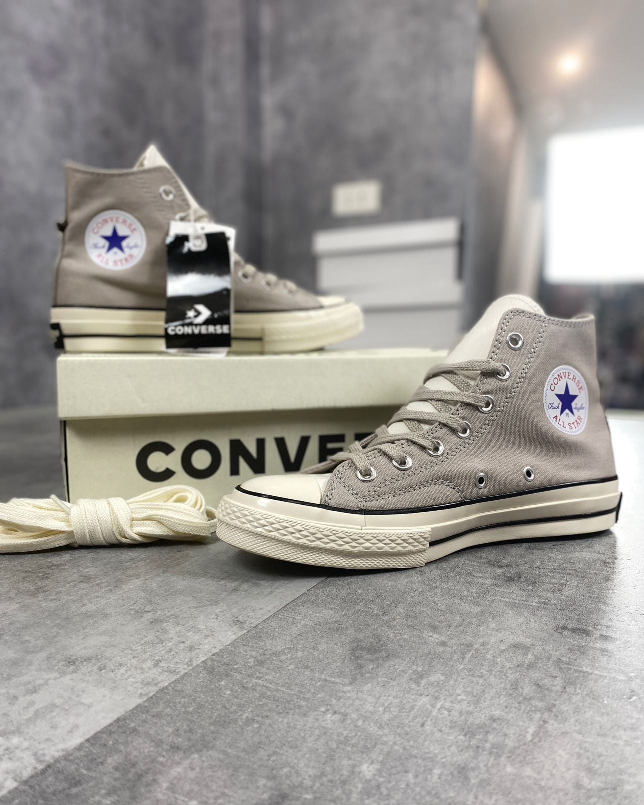 giày converse chuck 70s Fear of God grey rep 1:1