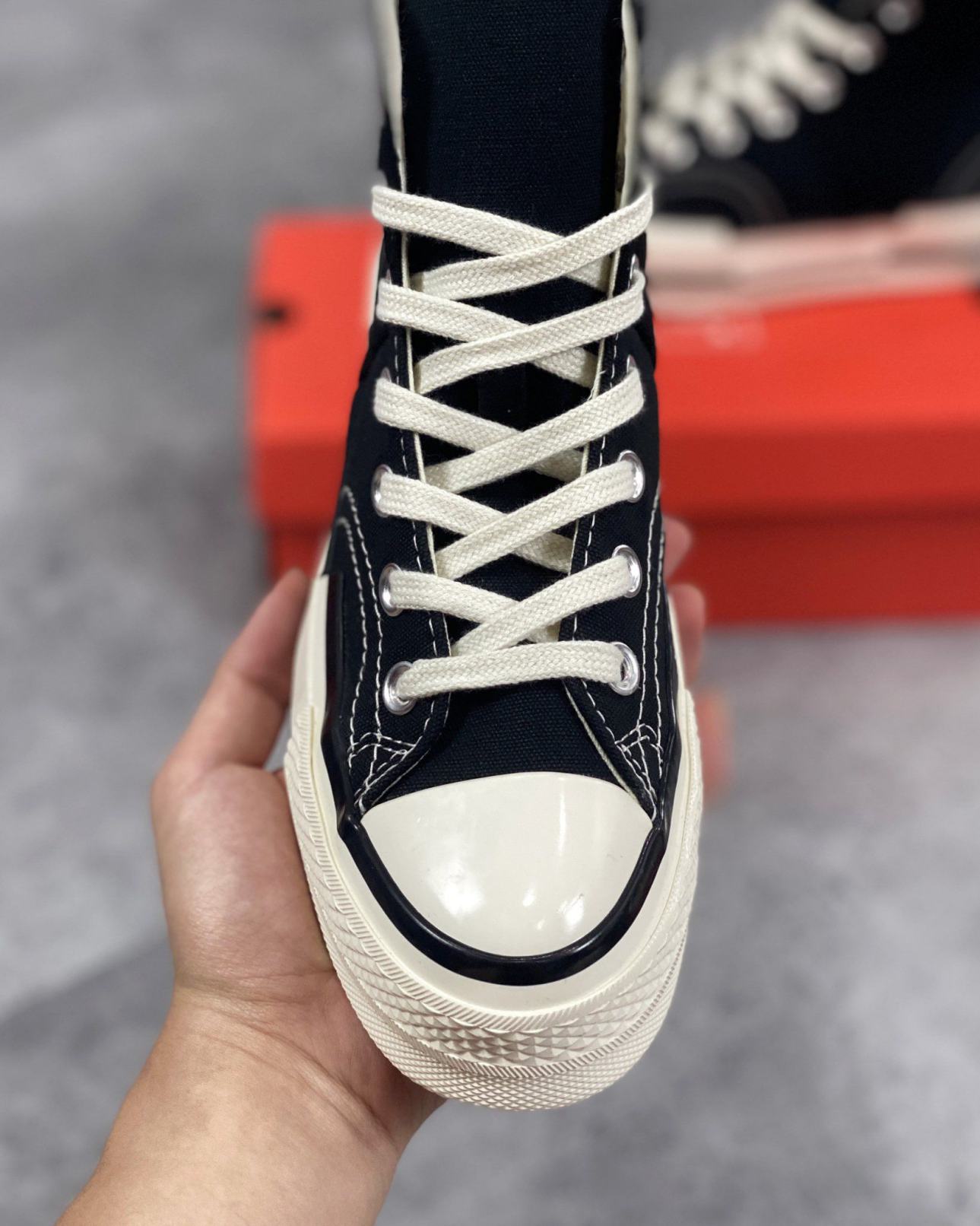 Giày Converse Chuck Taylor 70 Plus Black Đen rep 1:1