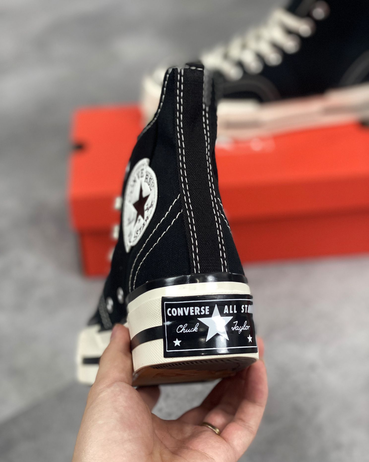 Giày Converse Chuck Taylor 70 Plus Black Đen rep 1:1