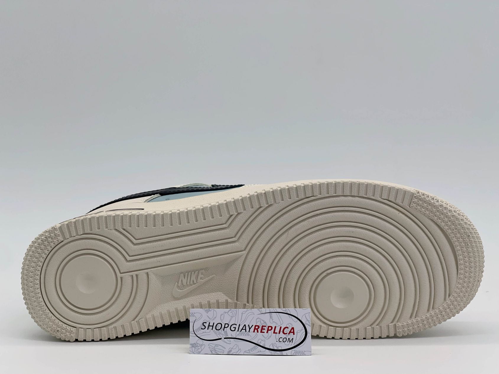 đế Air Force 1 Low Cream Black Swoosh rep 1:1