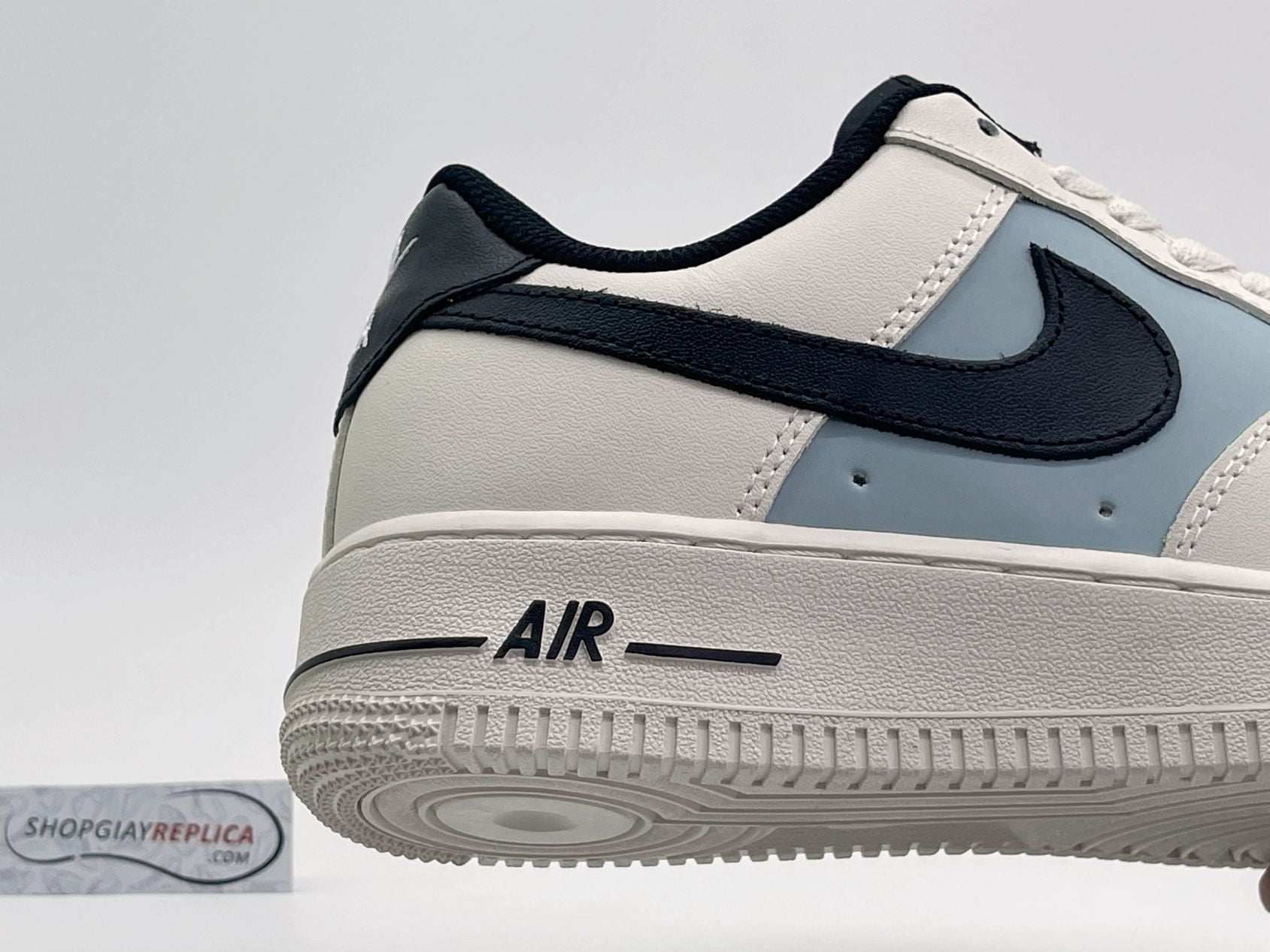 Air Force 1 Low Cream Black Swoosh rep 1:1