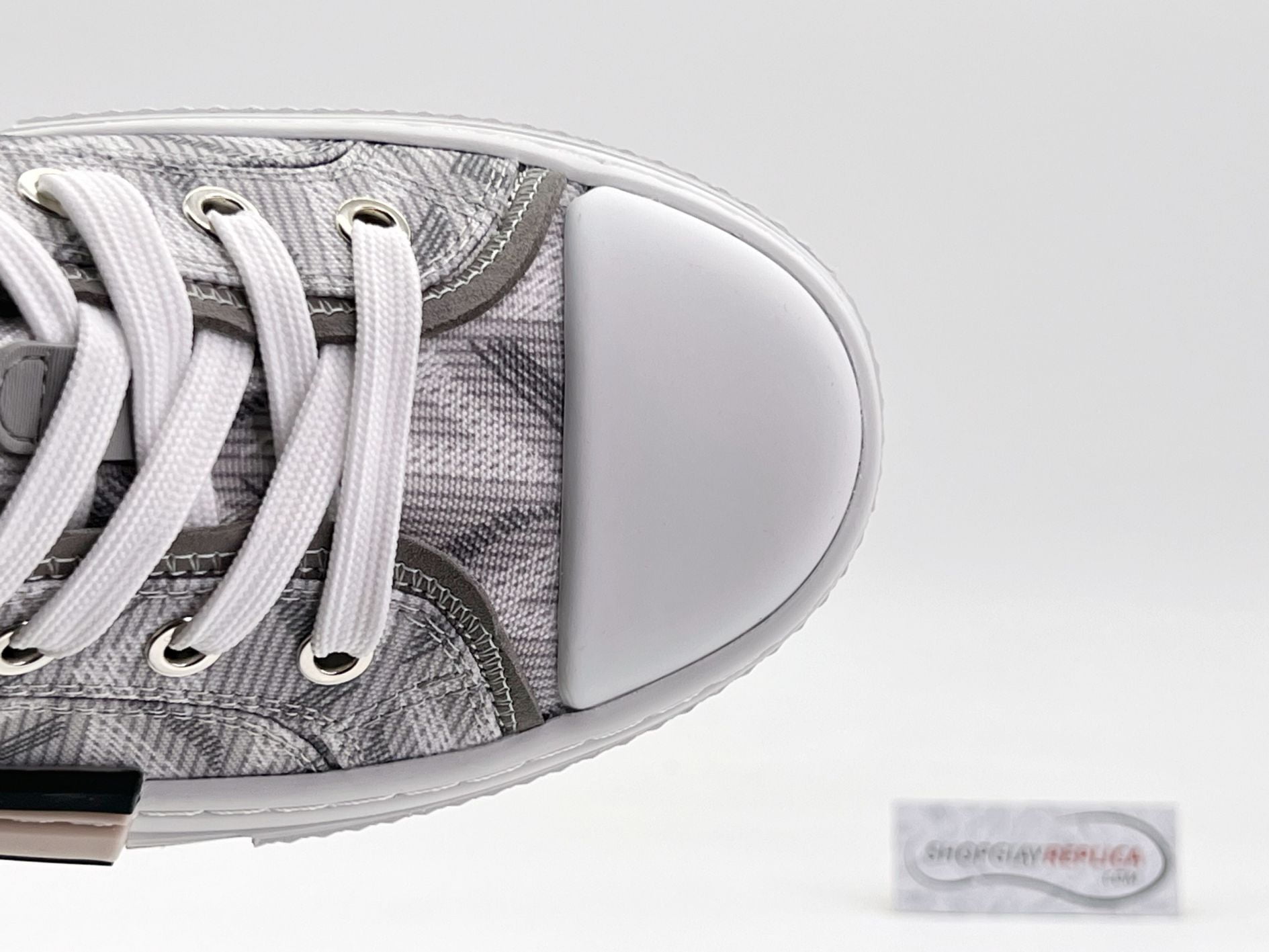 Giày Dior B23 Low Gray CD Diamond Like Auth