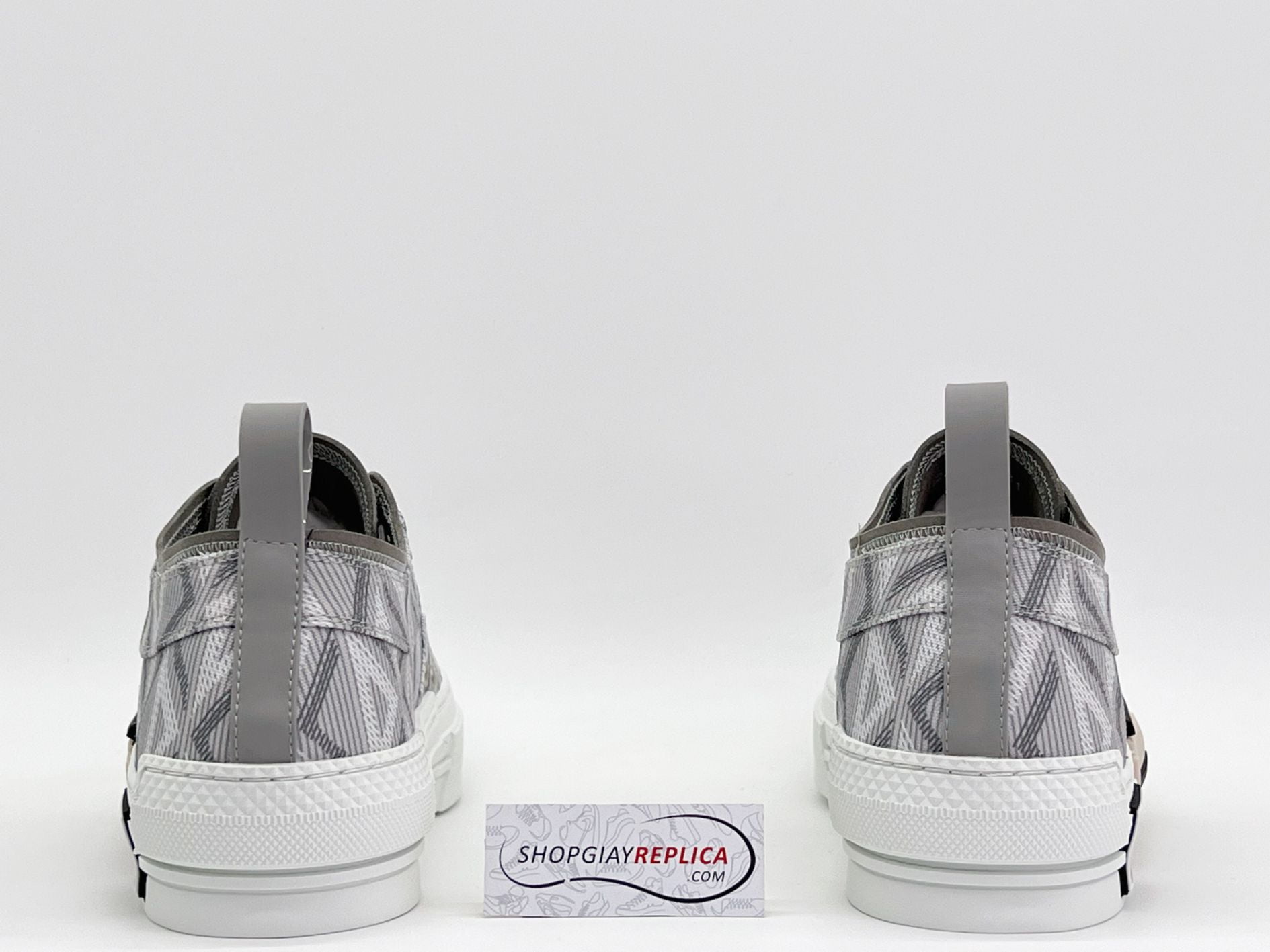 Giày Dior B23 Low Gray CD Diamond Like Auth