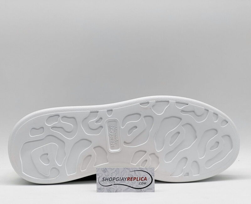 Giày Alexander McQueen Đen gót Trắng Like Auth
