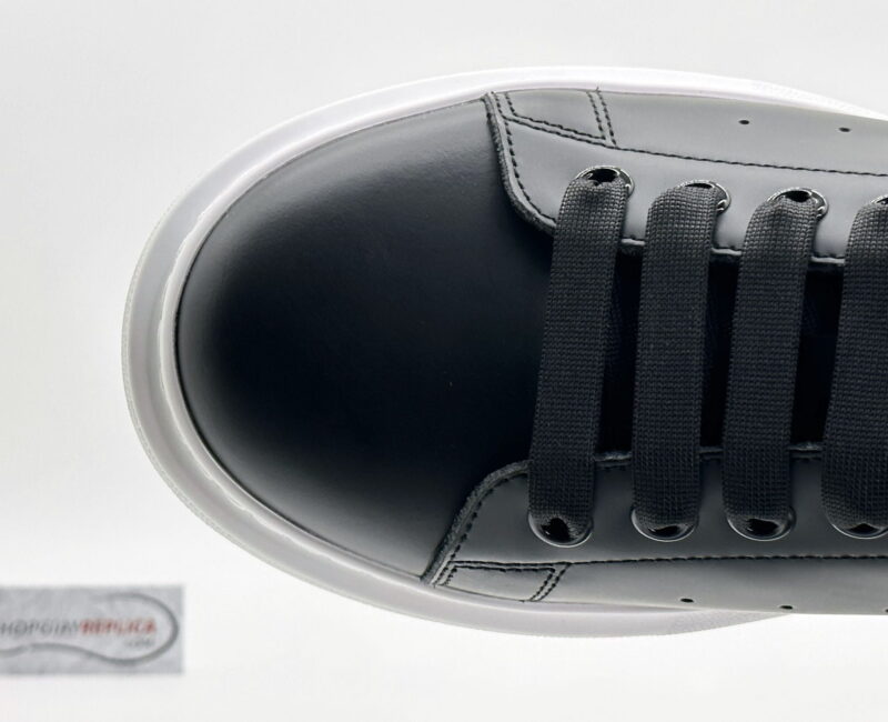 Giày Alexander McQueen Đen gót Trắng Like Auth