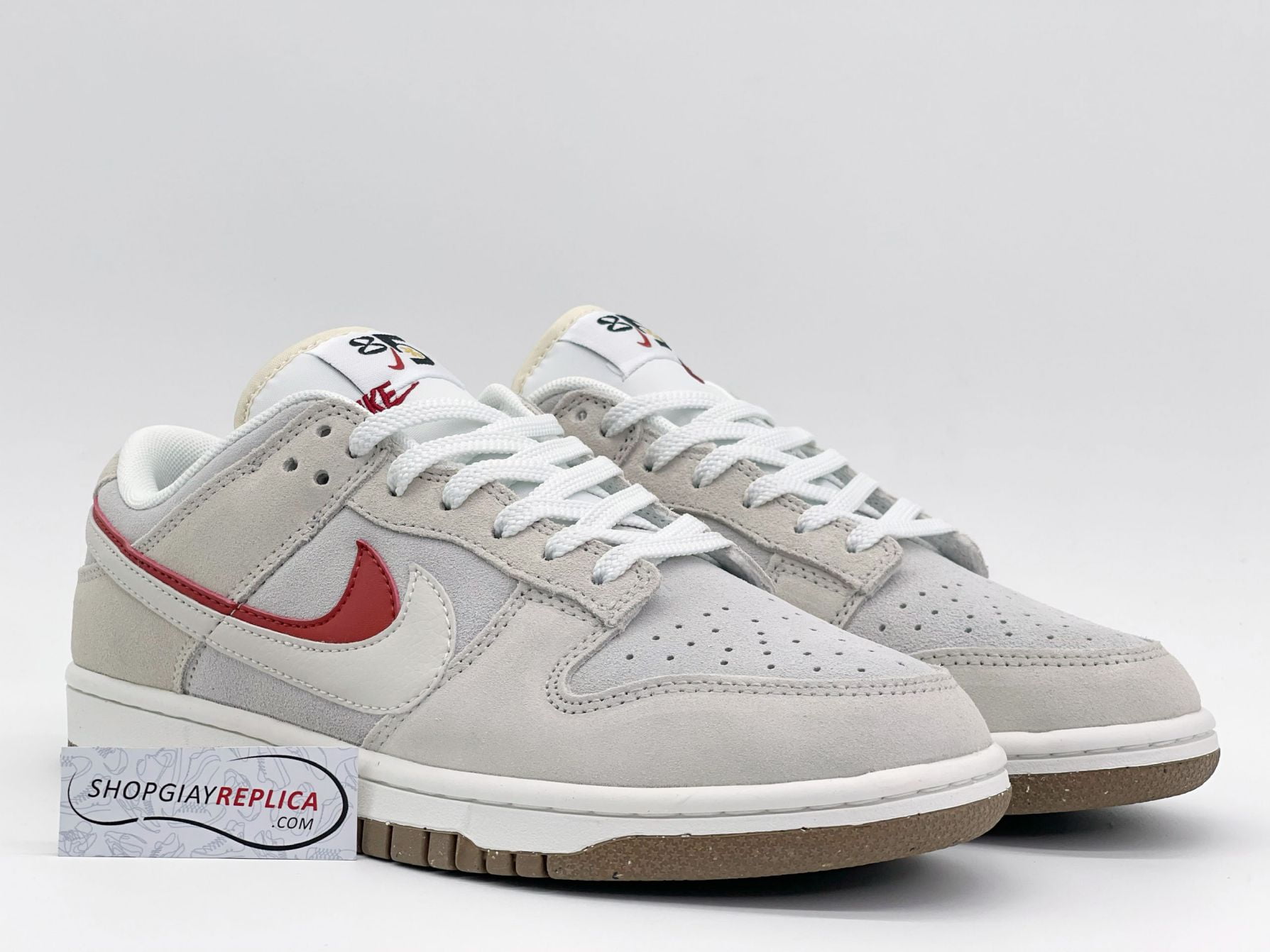 Giày Nike Dunk Low SE 85 Double Swoosh ‘Sail Orange’ Like Auth