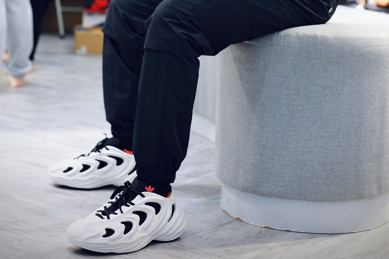 onfeet Adidas AdiFOM Q “Wonder White/Core Black” Like Auth
