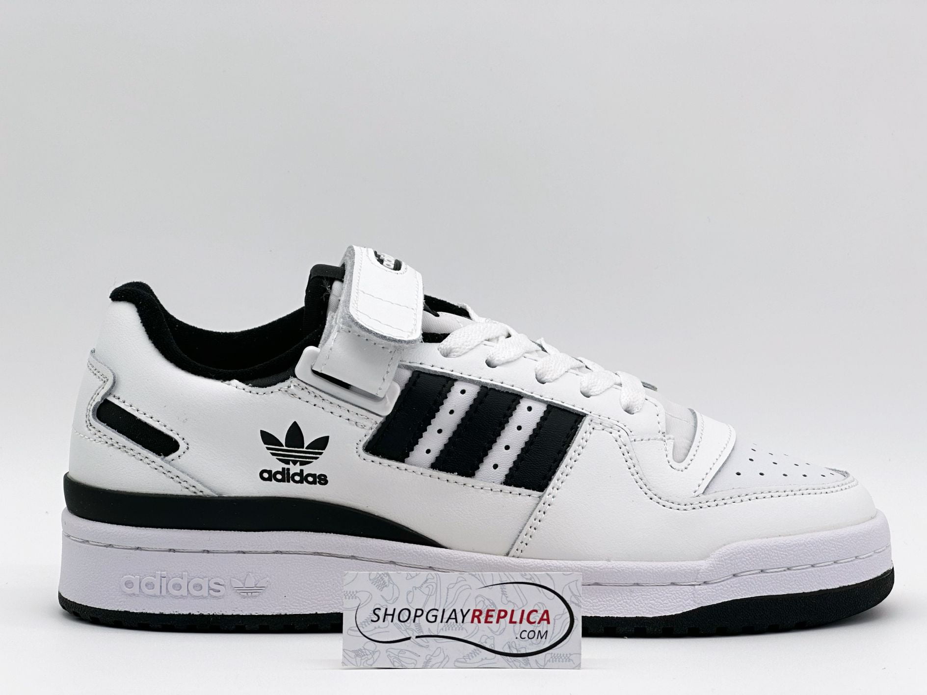 Giày Adidas Forum 84 Low White Black