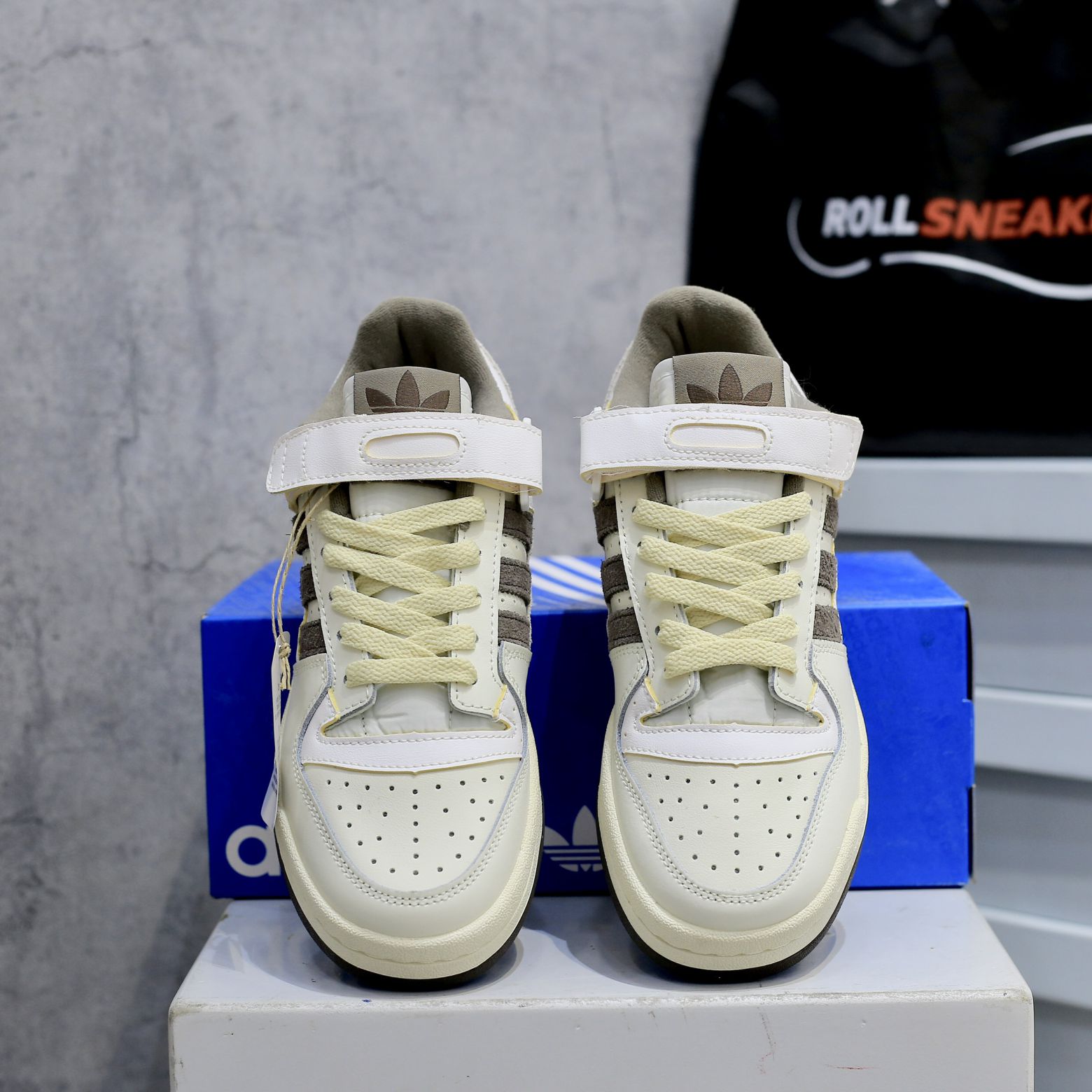 Giày Adidas Forum 84 Low White Brown