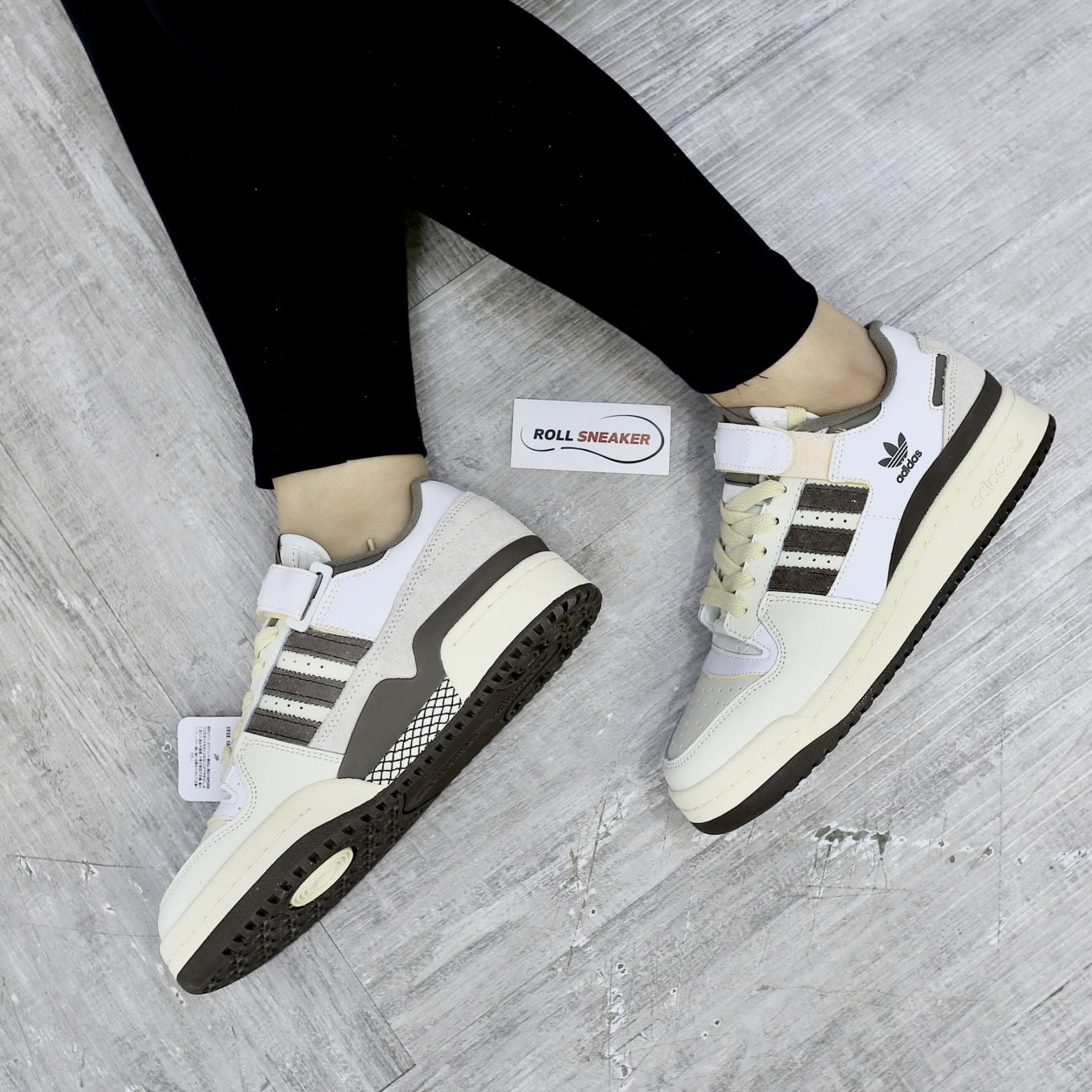 Giày Adidas Forum 84 Low White Brown