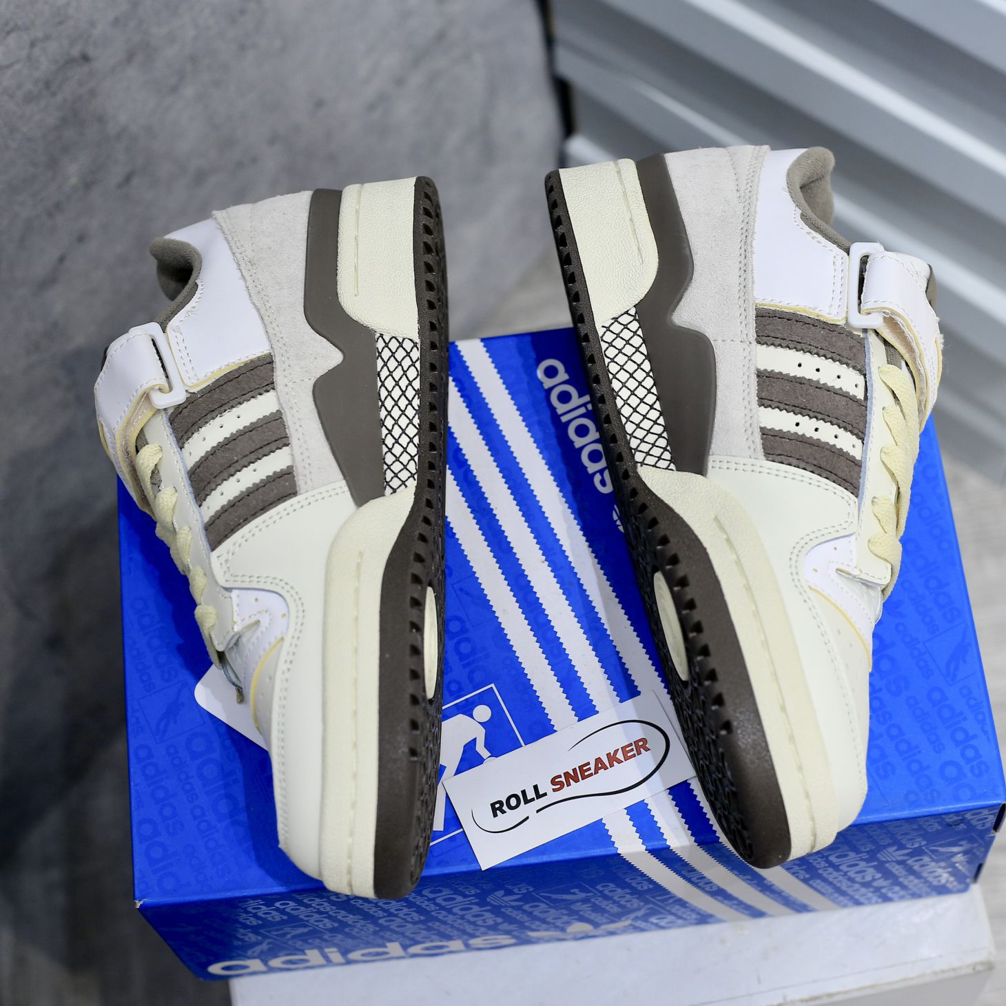 Giày Adidas Forum 84 Low White Brown
