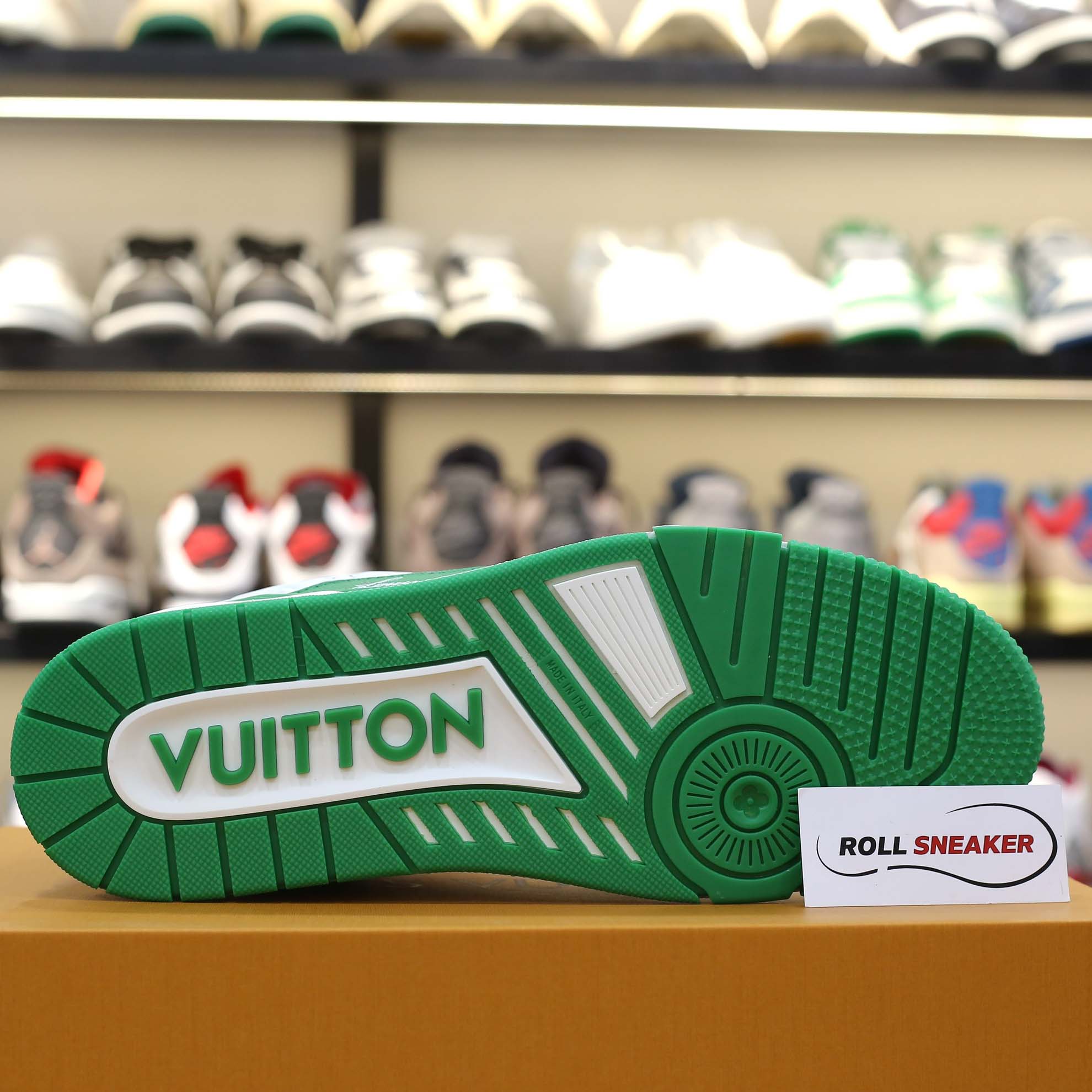 Louis Vuitton Lv Trainer #54 Signature Green White Best Quality