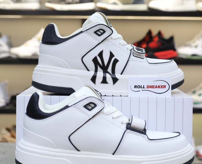 Giày MLB Chunky Liner Mid New York Yankees Black Like Auth