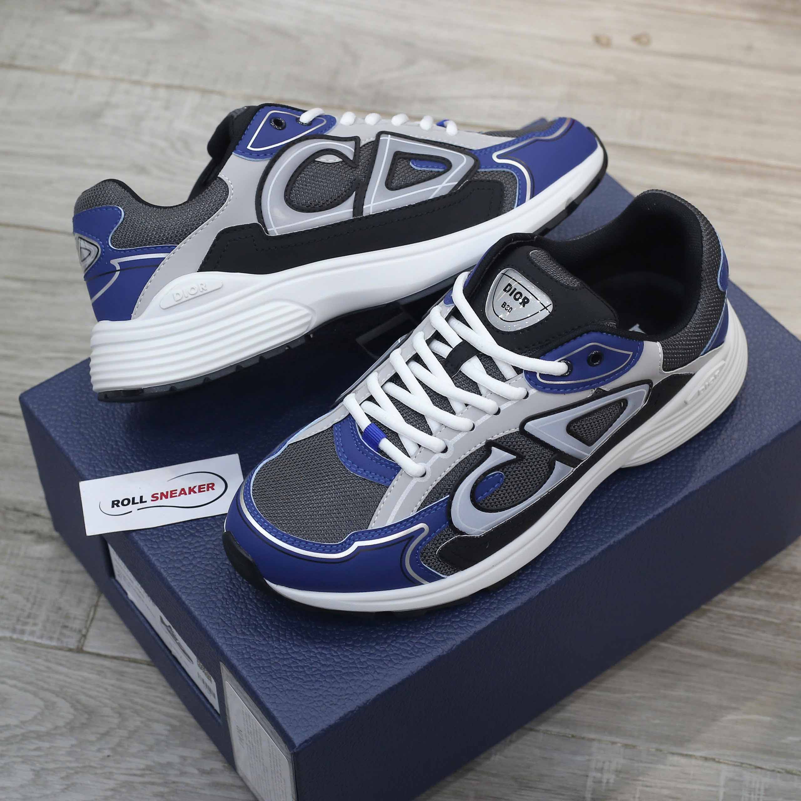 Giày Dior B30 Sneaker ‘Black Blue Grey’ Like Auth