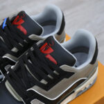 Giày Louis Vuitton Lv Trainer #54 Signature Black Grey Red Like Auth