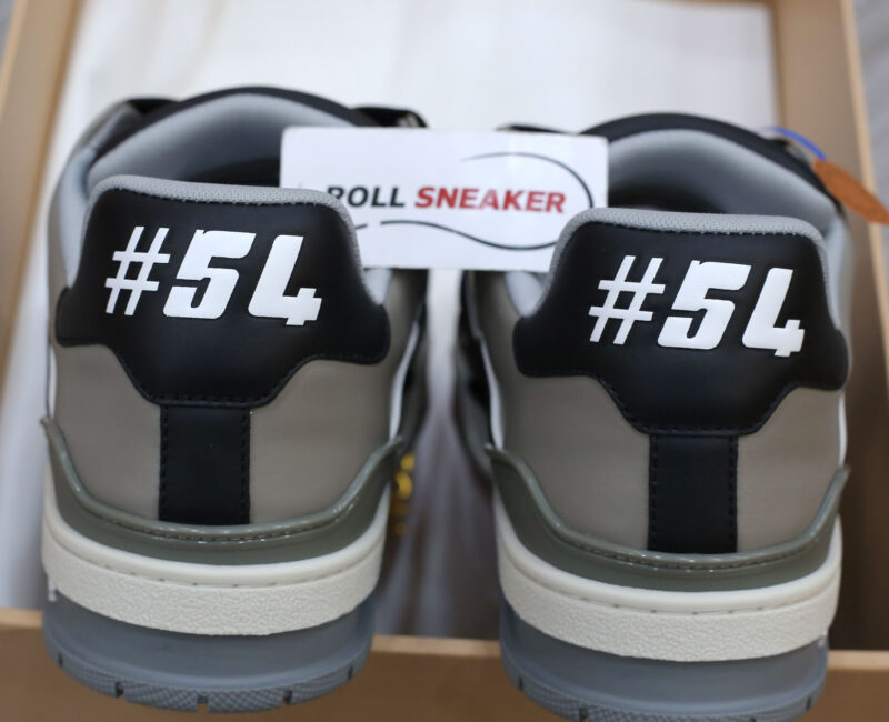 Giày Louis Vuitton Lv Trainer #54 Signature Black Grey Red Best Quality