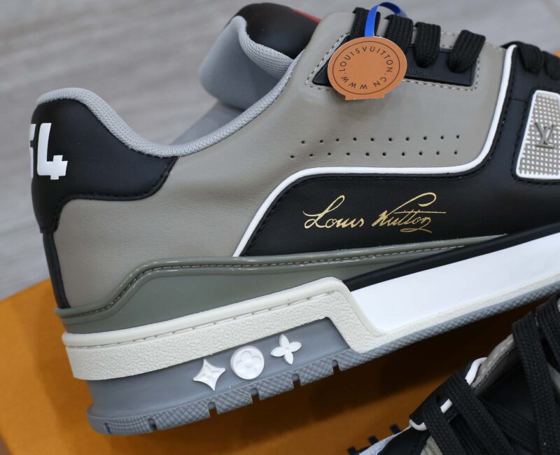 Giày Louis Vuitton Lv Trainer #54 Signature Black Grey Red Best Quality