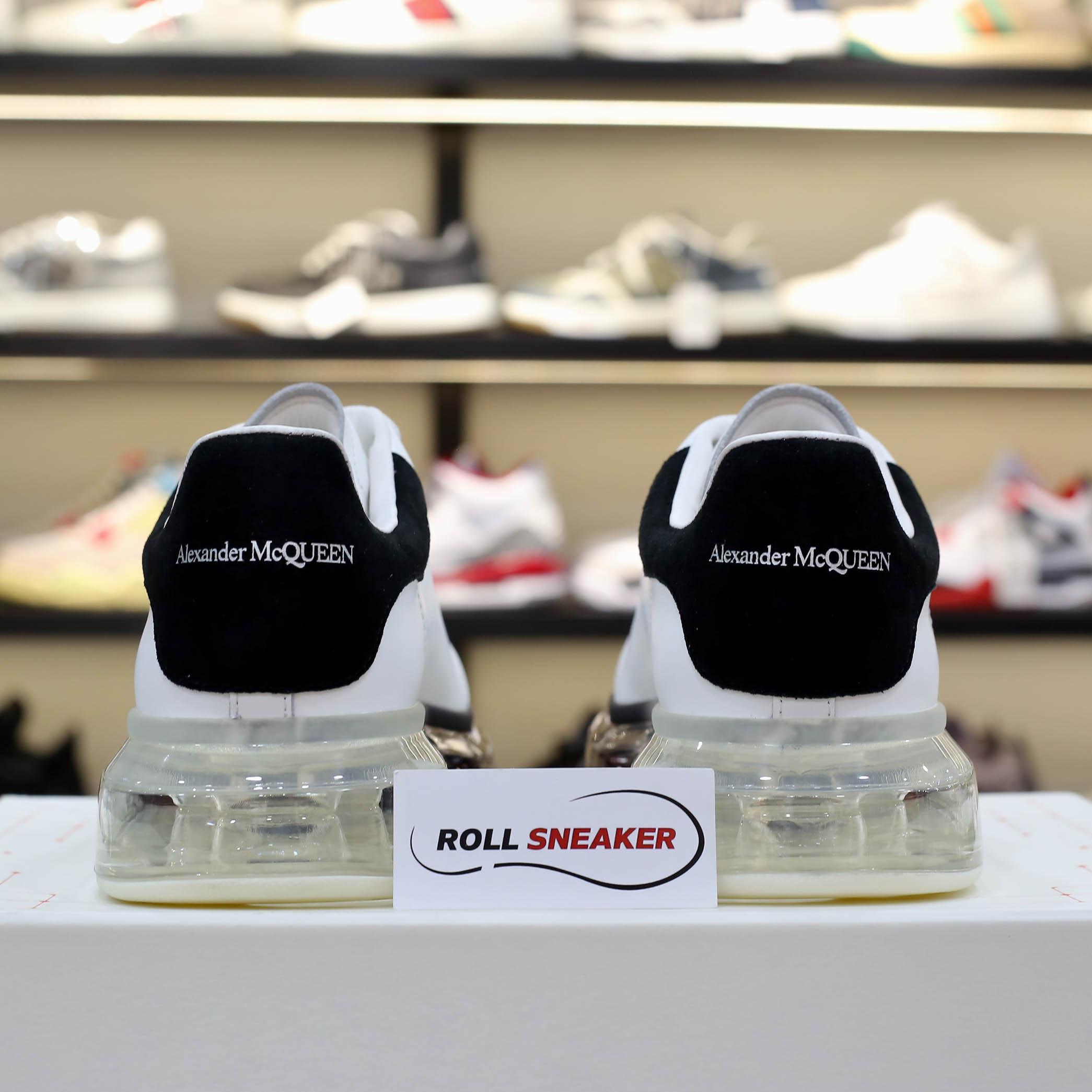 Alexander Mcqueen Đế Air Gót Đen