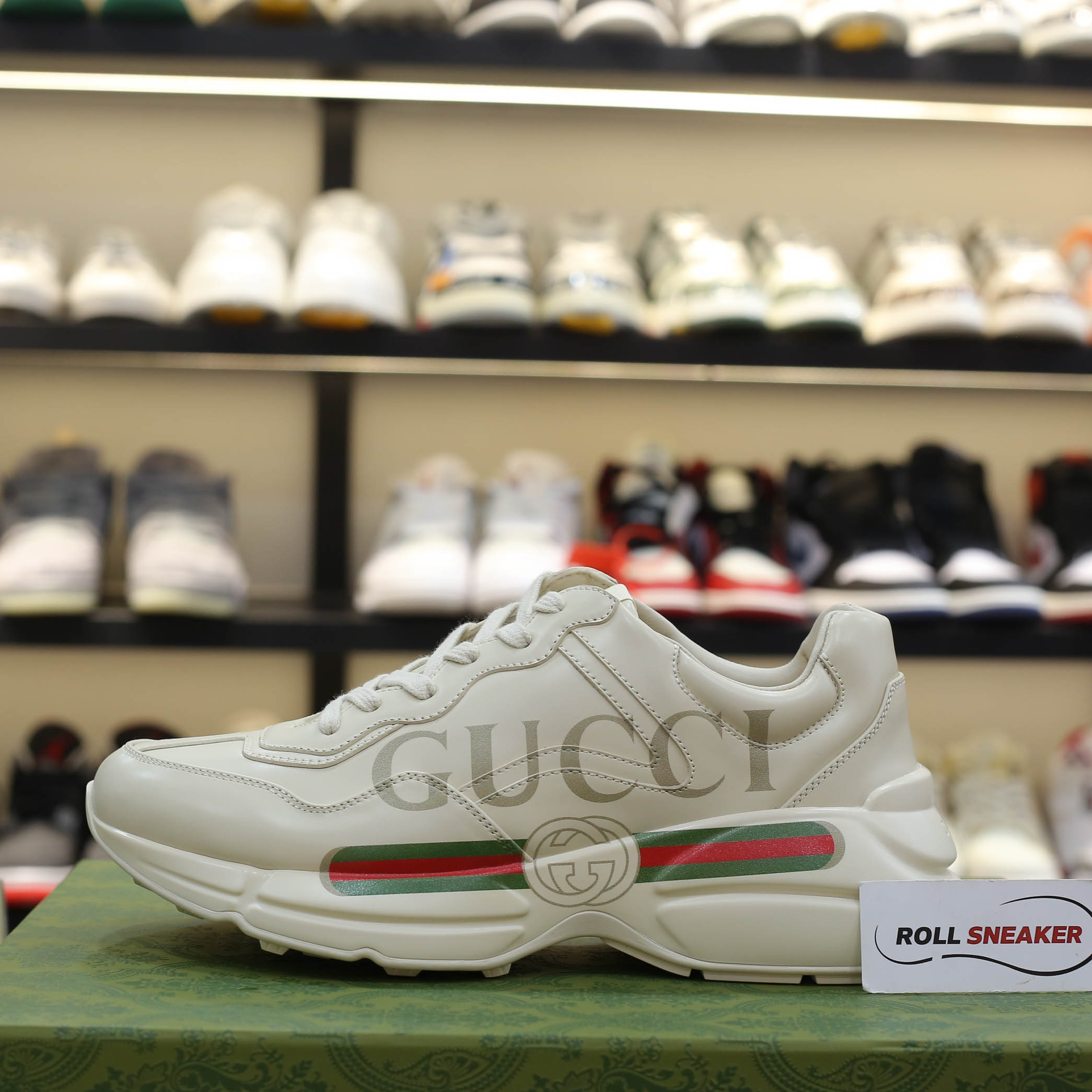 Giày Gucci Rhyton Logo Best Quality